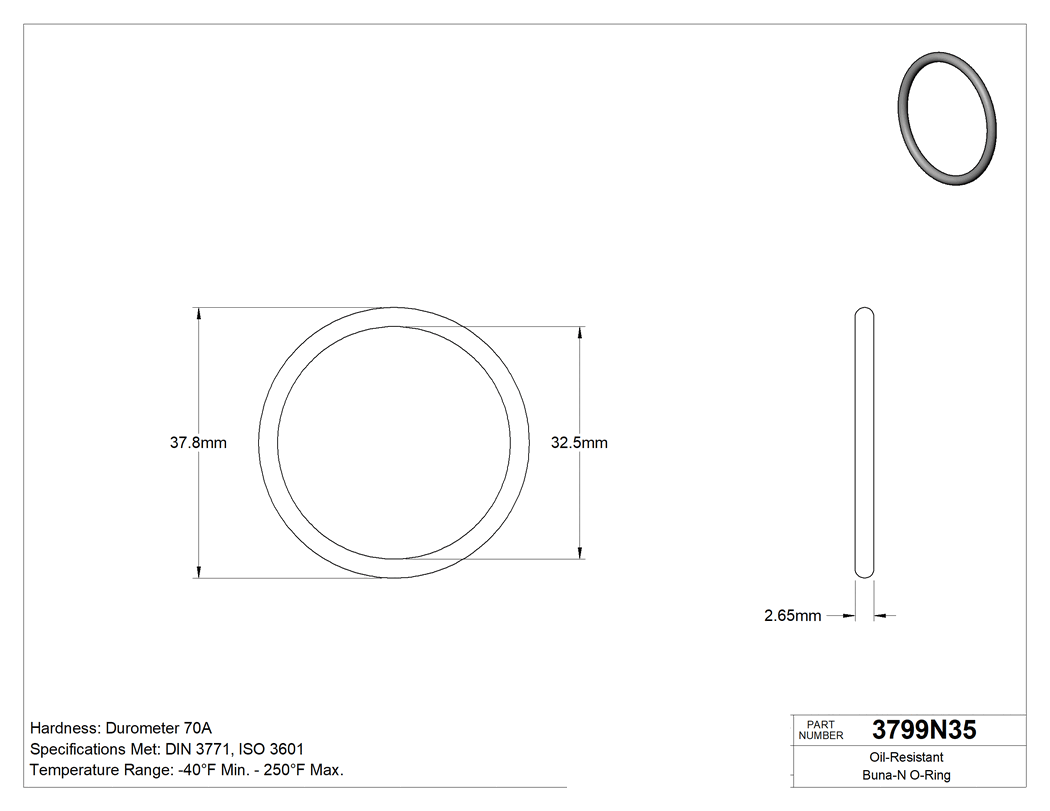 Technical drawing - 3799N35